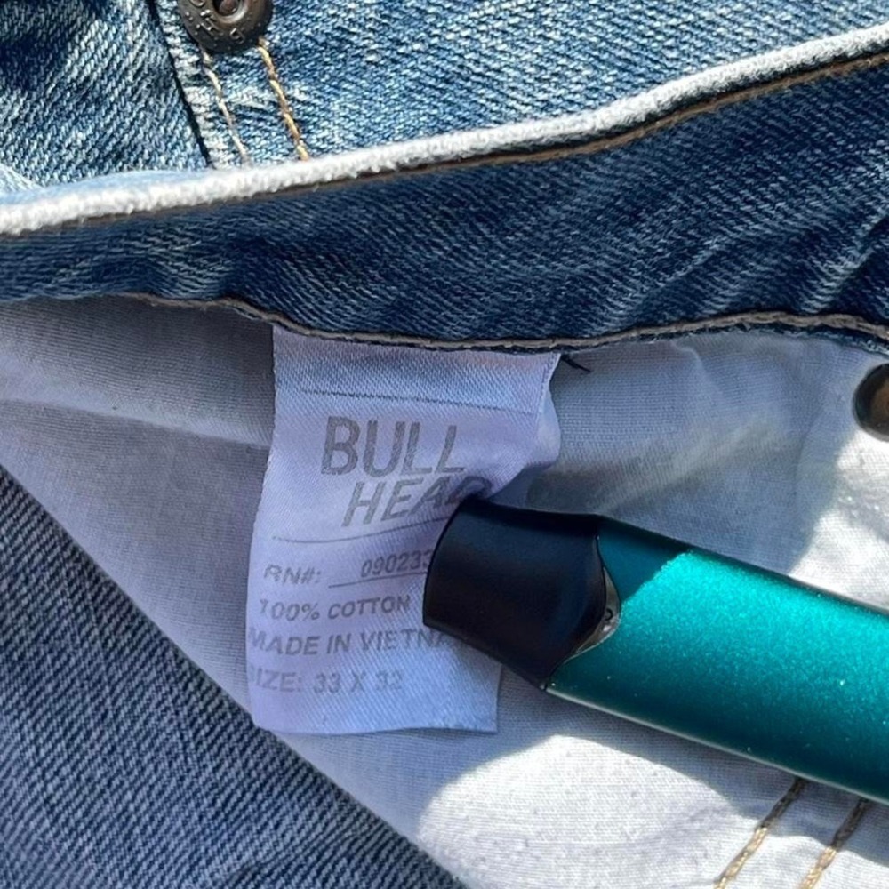 BULLHEAD jeans, used some paint on them y2k skater grunge denim - Picture 5 of 5